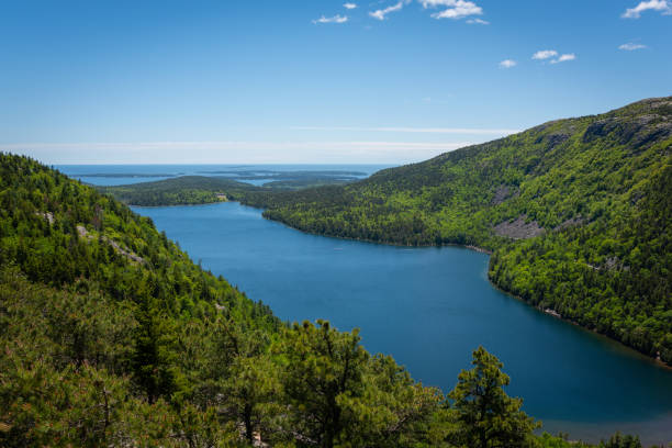 istock View of Jordan Pond from an North Bubble Hiking Trail 995754332