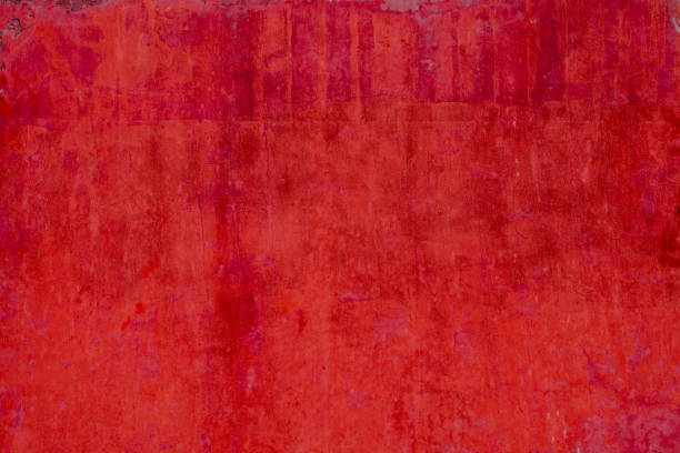 istock vintage wall background - red old wall plaster texture 995766738