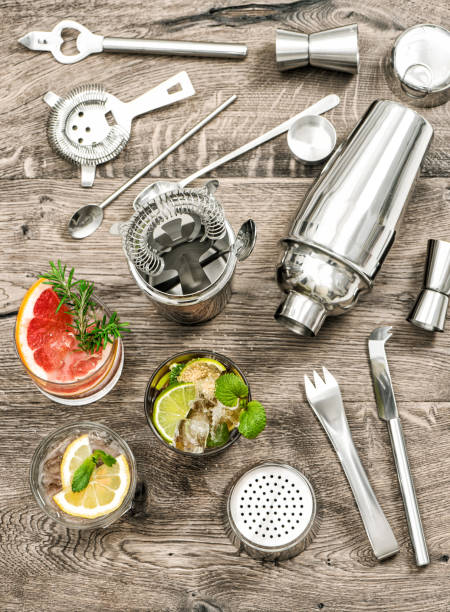 istock Cocktails summer lemonade drink fruits ice 995786822