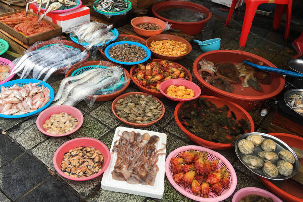 Fish Market stock photo
