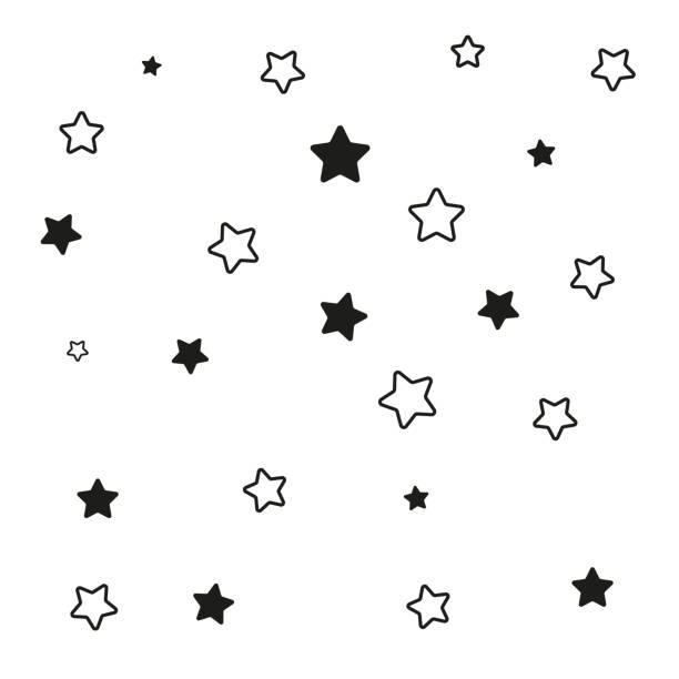 星。背景ベクトル - seamlessly点のイラスト素材／クリップアート素材／マンガ素材／アイコン素材