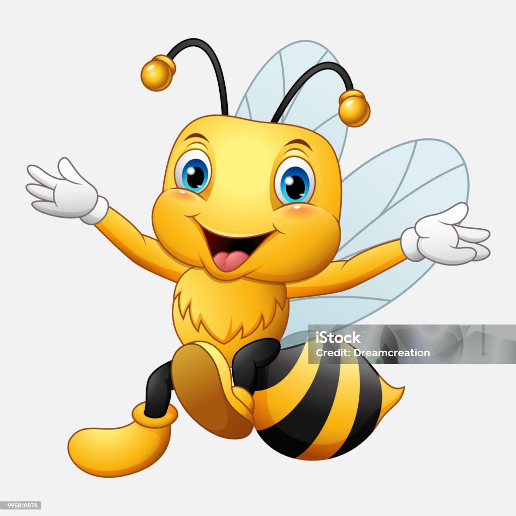 Ilustración de Dibujos Animados De La Abeja Lindo Agitando La Mano y más Vectores Libres de Derechos de Abeja - iStock Ilustración de Dibujos Animados De La Abeja Lindo Agitando La Mano y más Vectores Libres de Derechos de Abeja - iStock