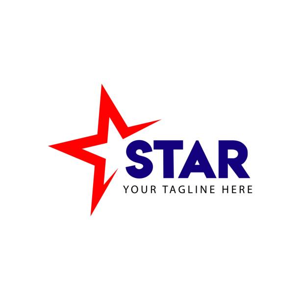 ilustrações de stock, clip art, desenhos animados e ícones de star logo vector template design illustration - space backgrounds star sky