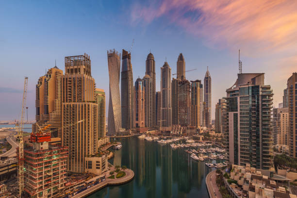 istock Dubai Marina Urban Skyline 995814938