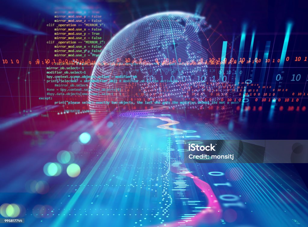 Code Numbers Background Digital Code Number Abstract Technology Background Stock Photo ...