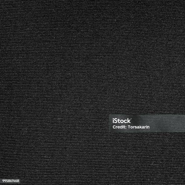 Black Cotton Fabric Texture And Seamless Background Stock Photo - Download  Image Now - iStock
