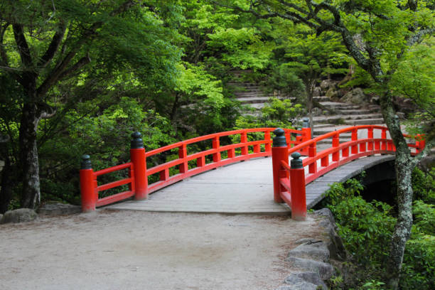 istock Bridge to the Ryokan 995861566