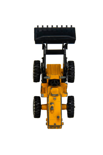 istock Car toy diecast on the white background , Top viwe . 995865198
