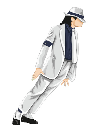 Michael Jackson Lean Stock Illustration - Download Image Now - Dancing,  Illustration, Dancer - iStock