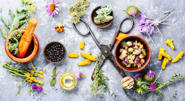 istock Herbs medicine flowers 995948460