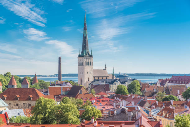 istock Tallinn in Estonia, panorama 995968290