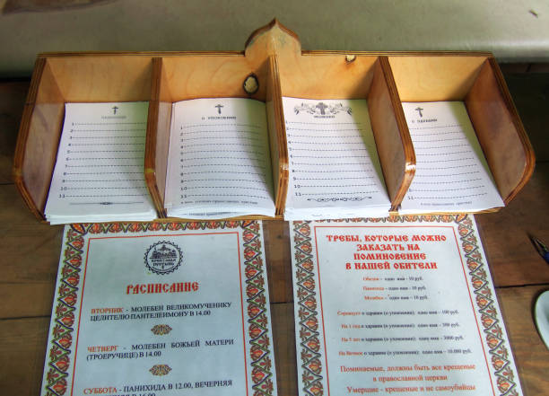 istock Prayer notes about commemoration and health lie on the table 995978324