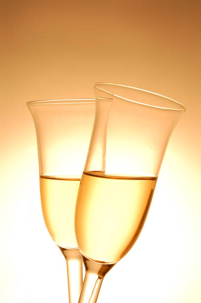 Pair of champagne flutes