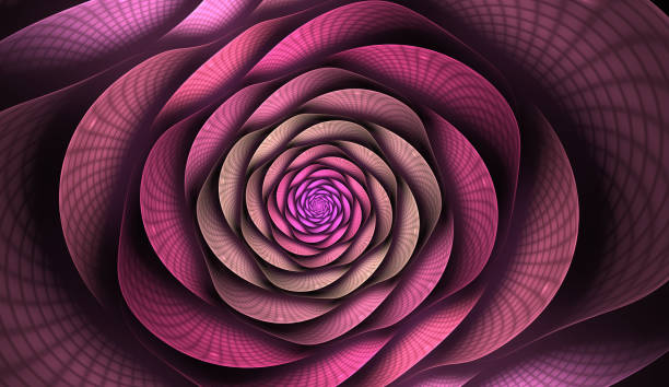 istock Computer-generated image technology style design reminiscent of a futuristic flower 995987050