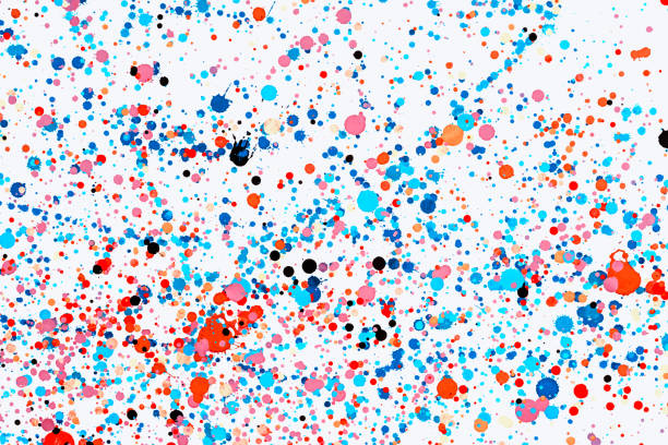 istock Abstract art creative background.Abstract art of splashes and drips watercolour background. 995992130
