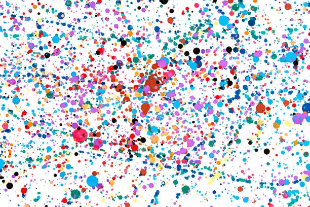 istock Abstract art creative background.Abstract art of splashes and drips watercolour background. 995992612