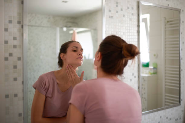 istock Woman in the bathroom 996003296