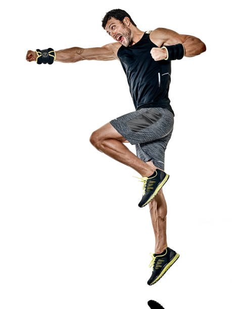 istock fitness man cardio boxing exercises isolated 996017984