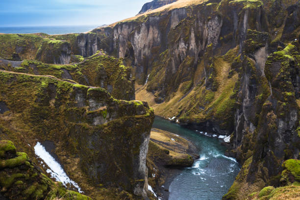 istock Fjadrargljufur canyon in Iceland 996021388