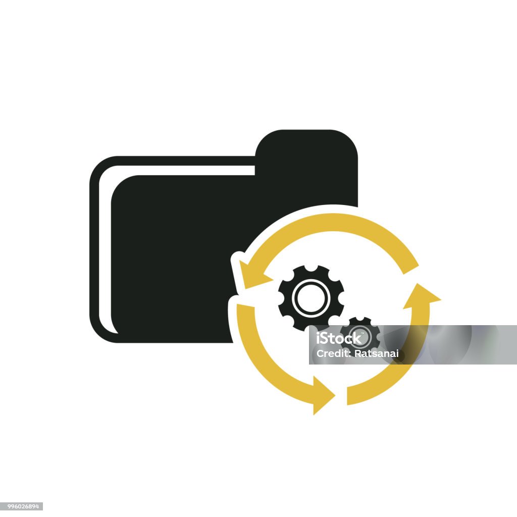 Large File Storage Vector File Storage Stock Illustration - Download Image Now - Archives ...