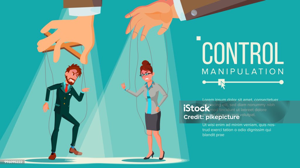 Manipulating Definition Manipulation Concept Vector Business People Being Controlled By Puppet ...