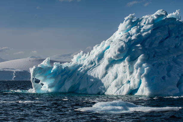 istock Weather eroded iceberg in Wilhemina Bay Antarctica 996100628