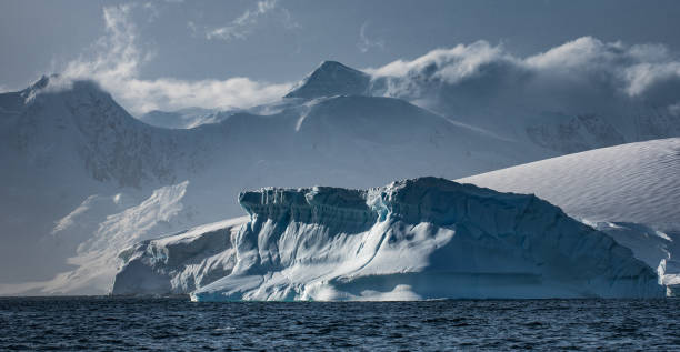 istock Weather eroded iceberg in Wilhemina Bay Antarctica 996100654