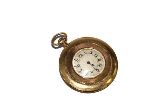 istock Pretty Vintage Antique Brooch on White Background 996105626