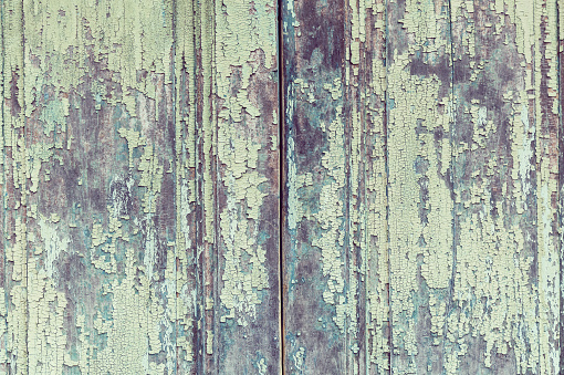 wooden texture of boards in old paint,pastel wood planks texture background .Retro style or vintage for design and creativity