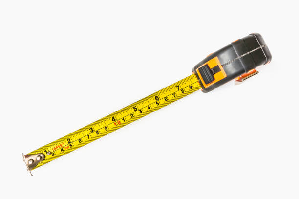 istock Top view of tape measure isolated on white 996161042