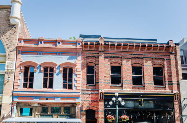 istock Traditional Brick Buildings with Shops at the Ground Floor 996165874