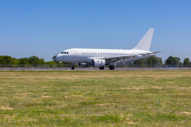 istock Aircraft landing to the runway 996167114