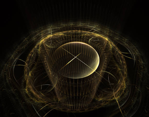 istock Futuristic modern clock watch abstract fractal surreal. Unusual abstract texture pattern fractal background. Modern stylish fractal effect watch. Christmas clock. Multi-colored clockwork 996168144