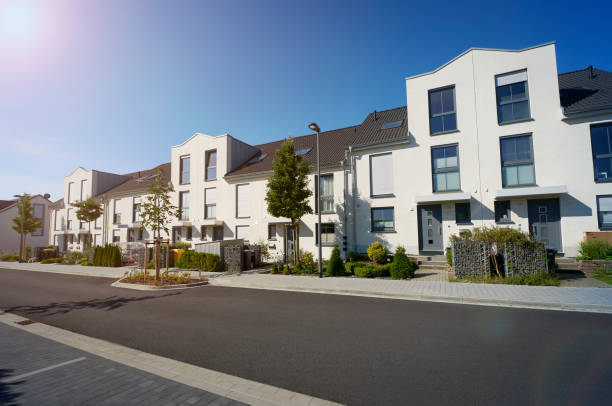 istock Contemporary row houses / New settlement 996179606