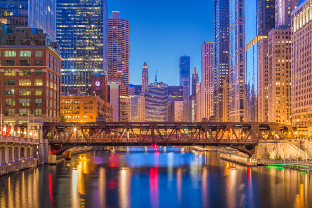 istock Chicago, Illinois, USA Cityscape 996187244
