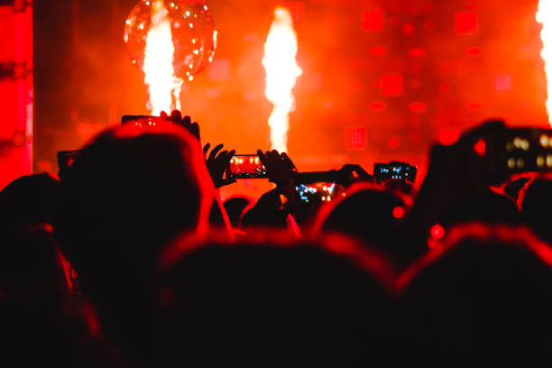 istock removed on the phone at the concert 996207232