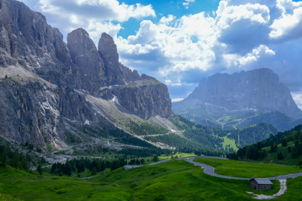 istock Beautiful summer mountain view of Sella group on Dolomites 996207422