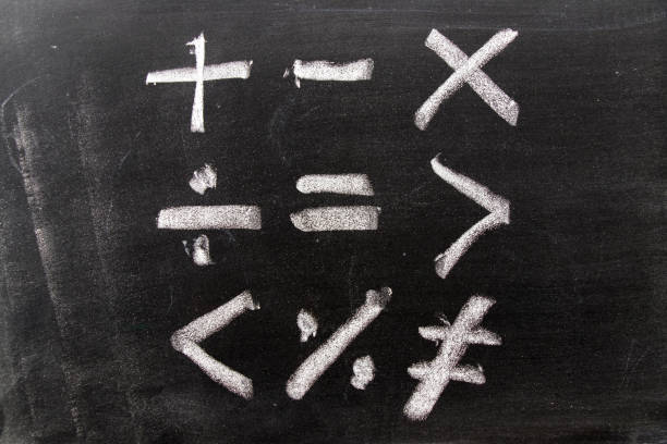 istock White color chak hand drawing in mathematics symbol shape on blackboard background 996237472