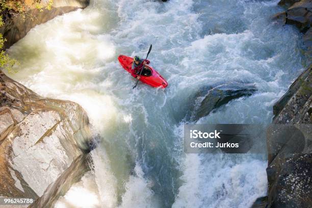 Whitewater Kayaking Stock Photo - Download Image Now - Rapids - River, Rock - Object, Kayak