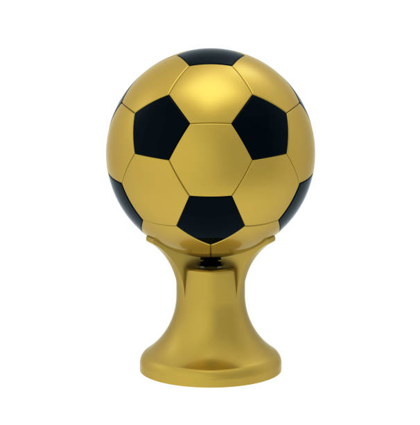 istock Golden ball on stand 996265876