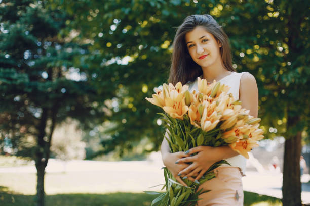 istock girl with bouquet 996288962