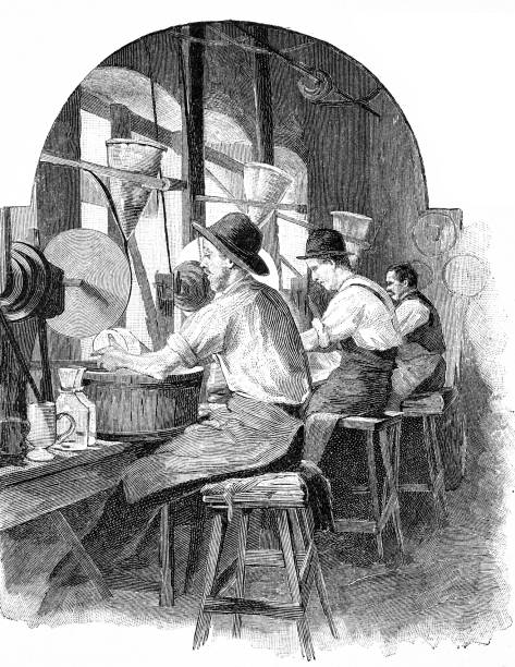 istock Glassblower factory in Schliersee: at the grindstone 996335016