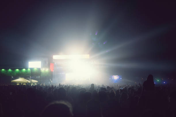 istock Cheering Crowd Enjoying at Music Festival 996340136