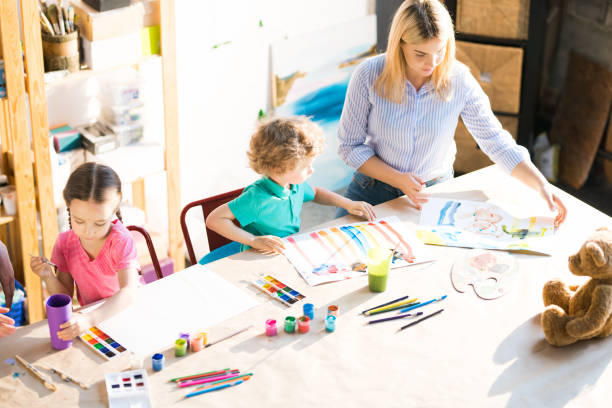 istock Children Painting during Art Class 996341058
