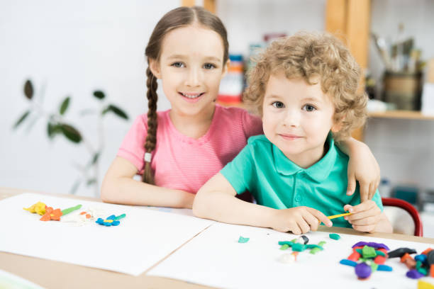 istock Cute Little Children in Craft Class 996341084