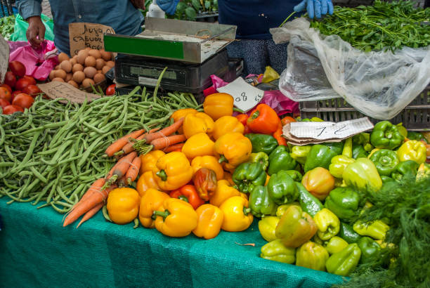 istock Fresh vegetables, peppers and tomatoes from the market 996348880