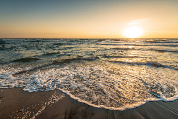 istock Beautiful sunrise over the sea. 996380450