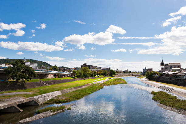 istock River in Kyoto, Japan 996397050