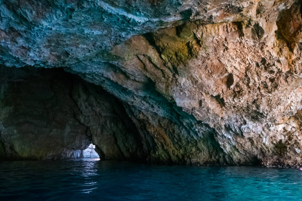 istock Beautiful reflections of water in blue cave, Montenegro 996406556