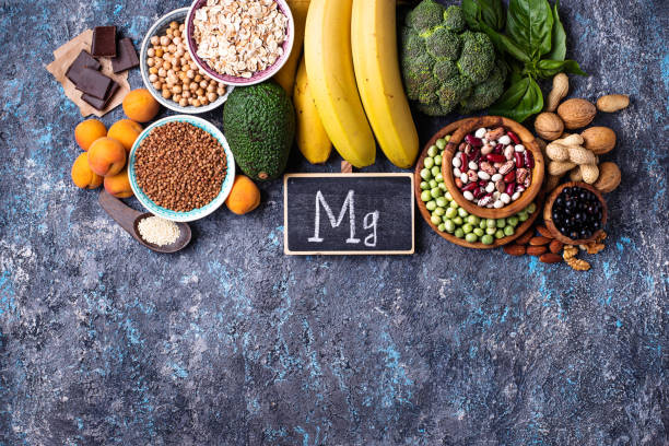 istock Assortment of  food containing magnesium 996417224